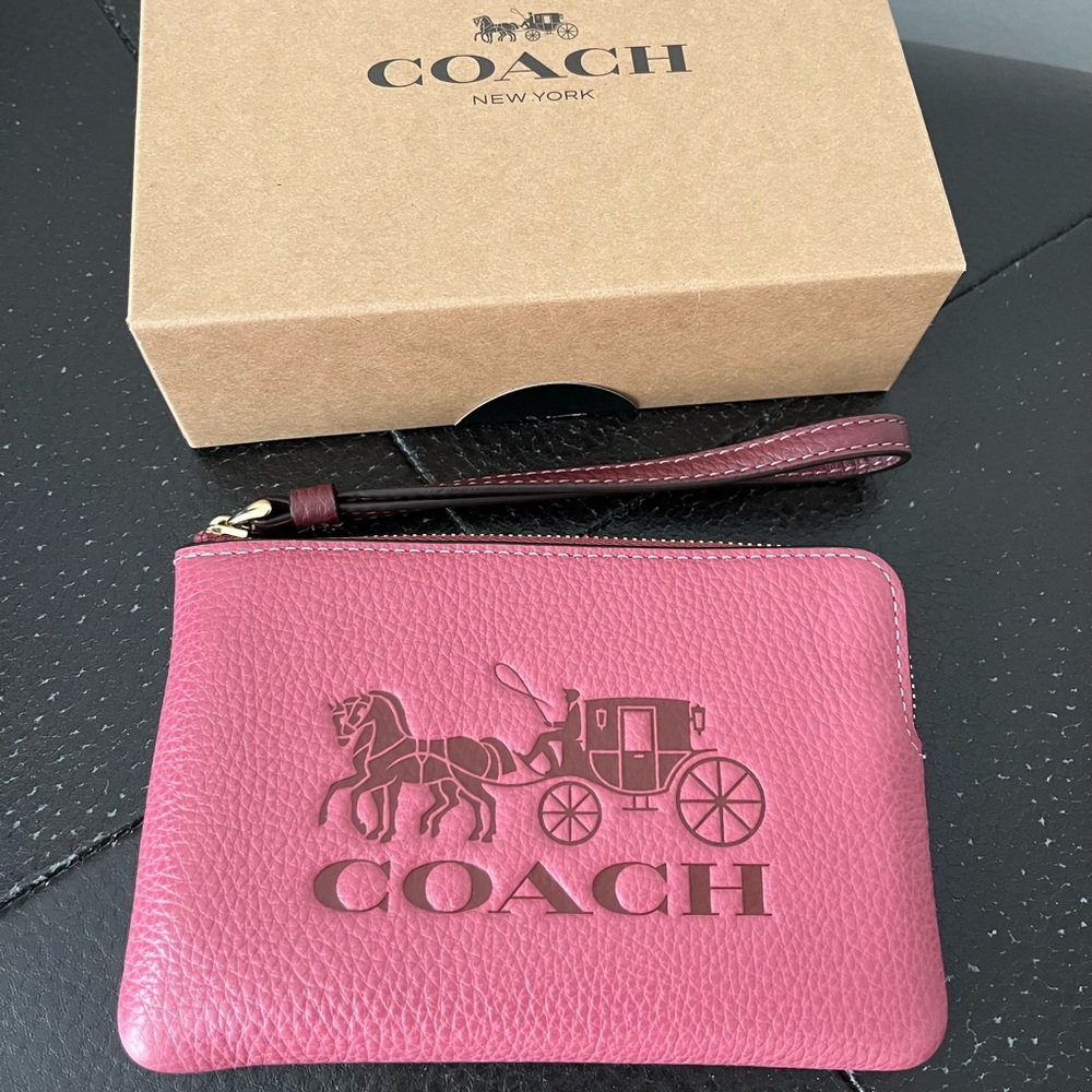 BRAND NEW Coach Pink Wristlet